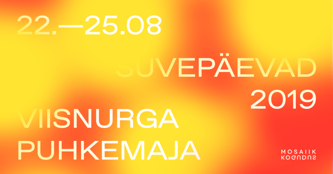 SUVEPÄEVAD 2019